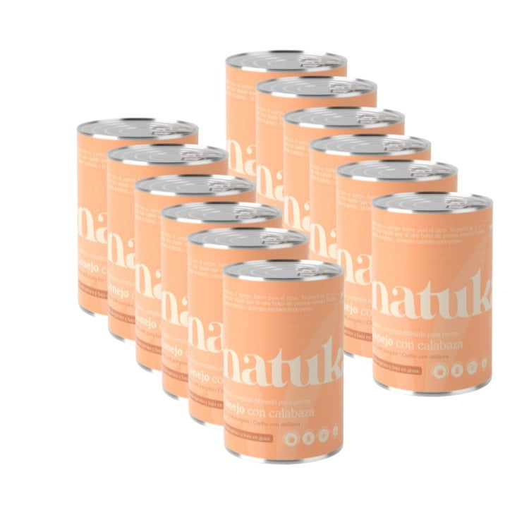 Lata de Conejo para perros 400gr- Alimento completo húmedo