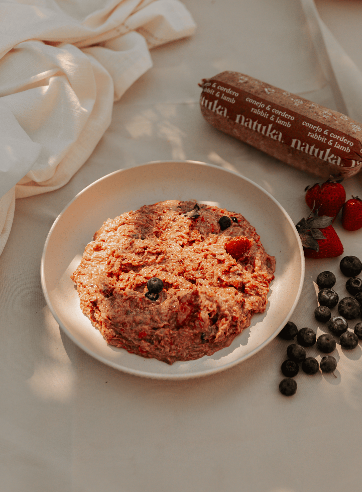 Menú BARF de conejo y cordero