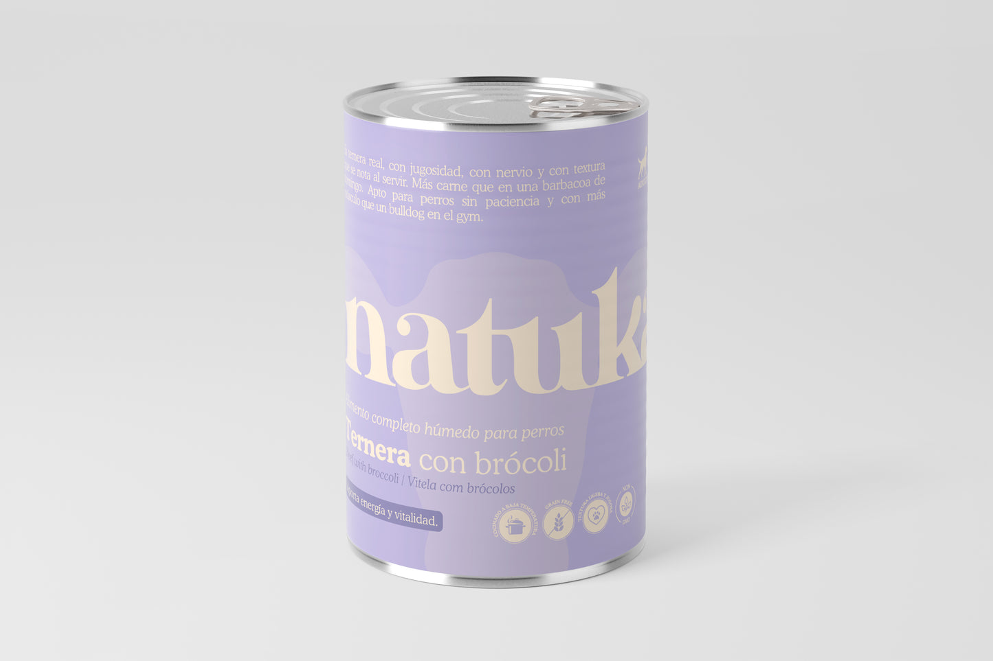 Lata de Ternera para perros 400gr- Alimento completo húmedo