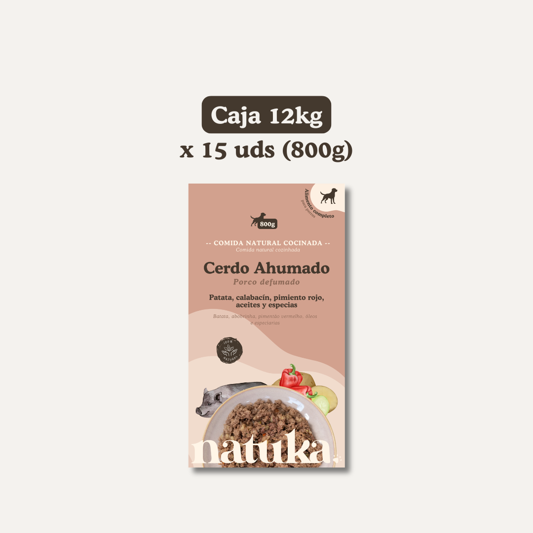 Menú COCINADO de cerdo ahumado