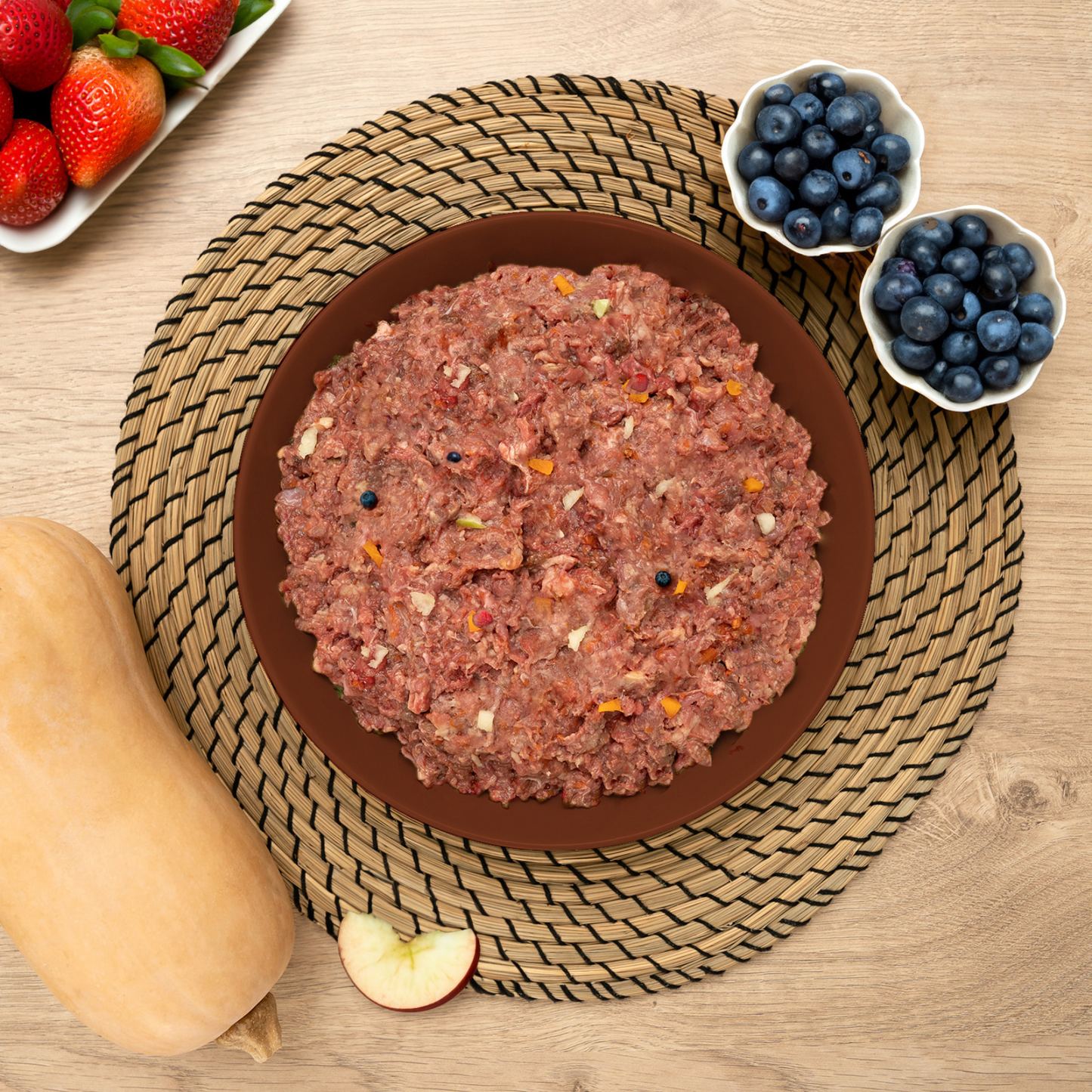 Menú BARF de conejo y cordero