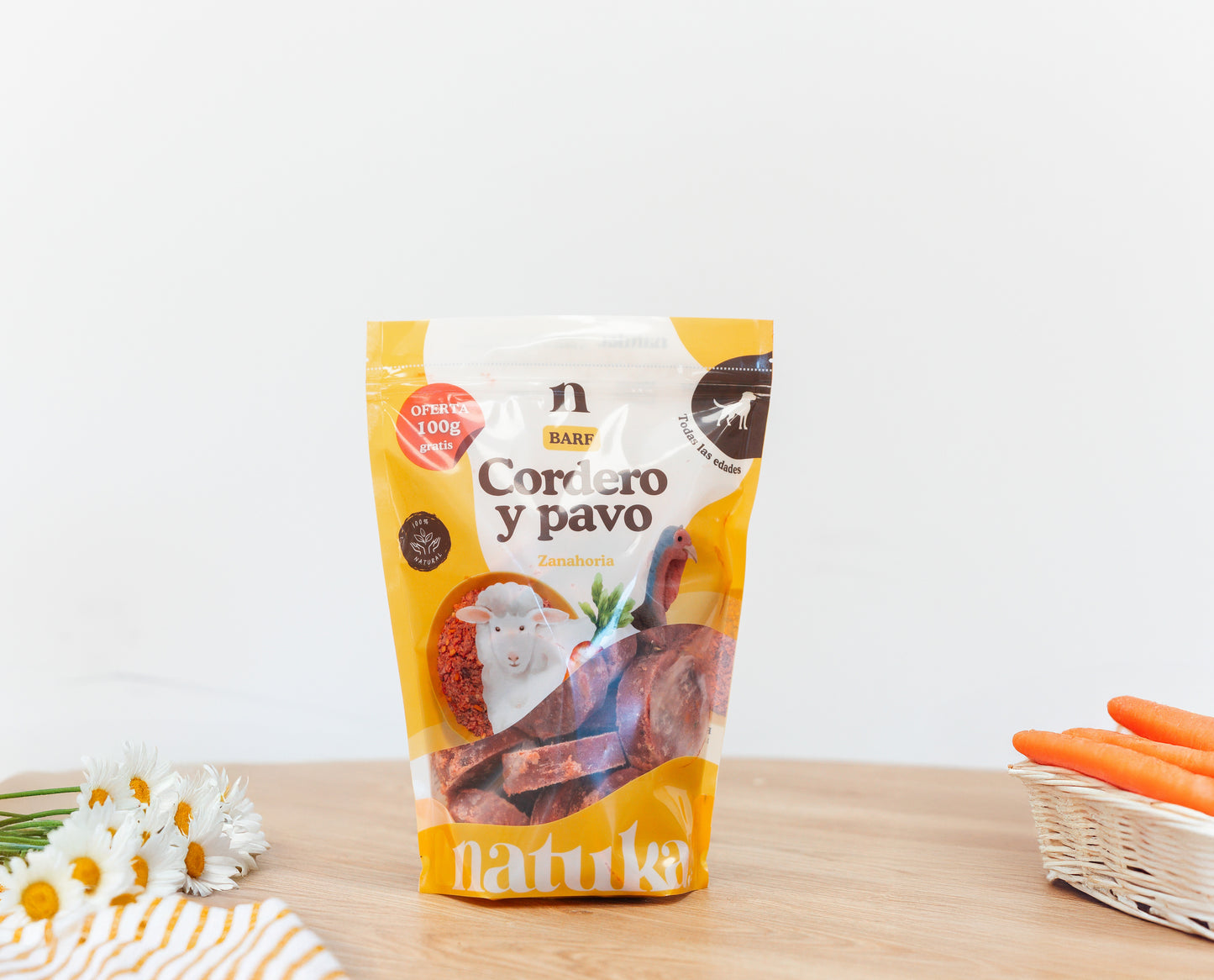 Menú BARF de cordero y pavo