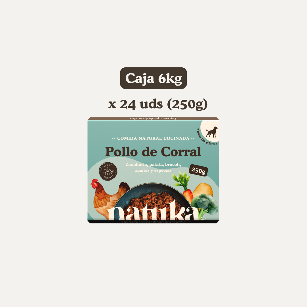 Menú COCINADO de pollo de corral