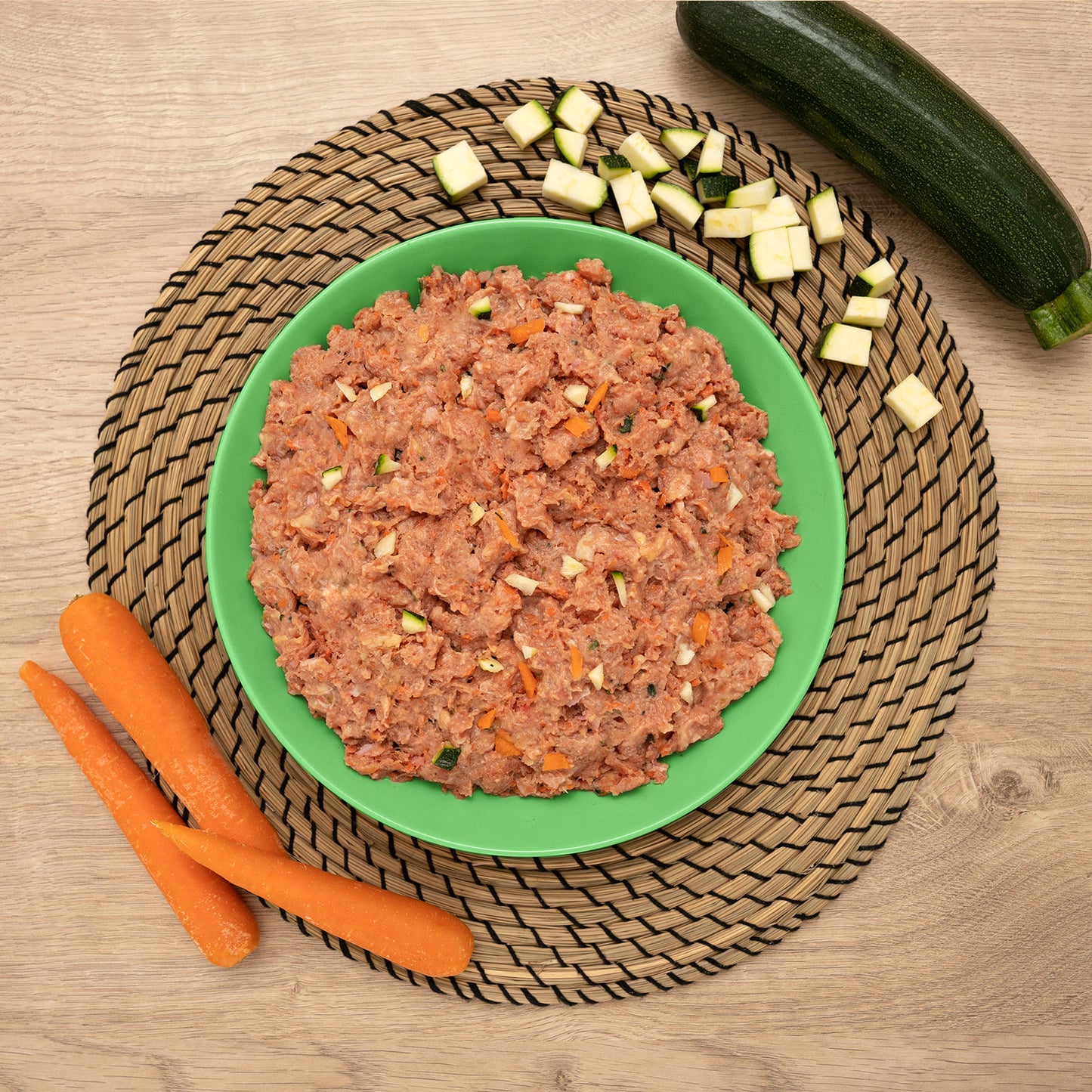 Menú BARF de pollo de corral