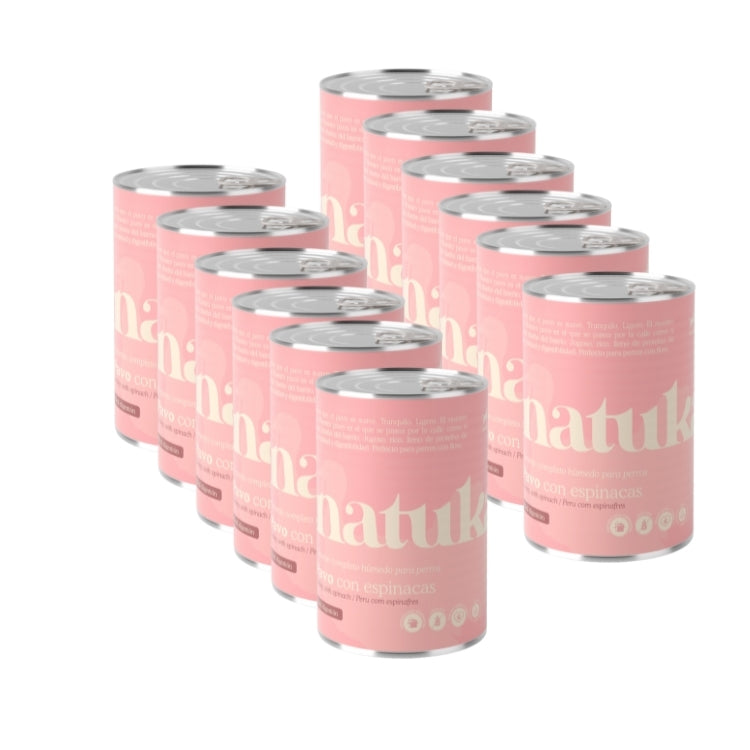 Lata de Pavo para perros 400gr- Alimento completo húmedo