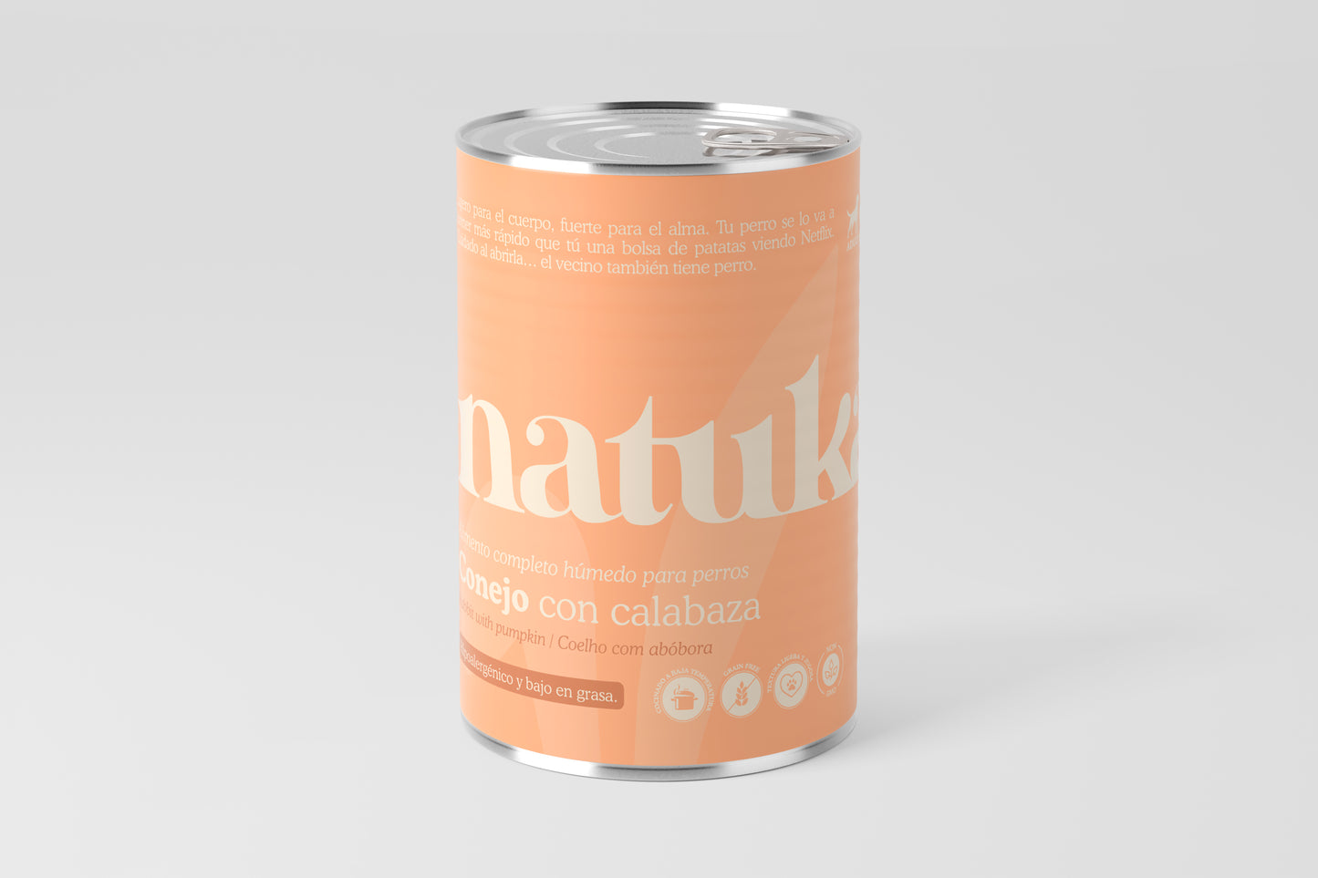 Lata de Conejo para perros 400gr- Alimento completo húmedo