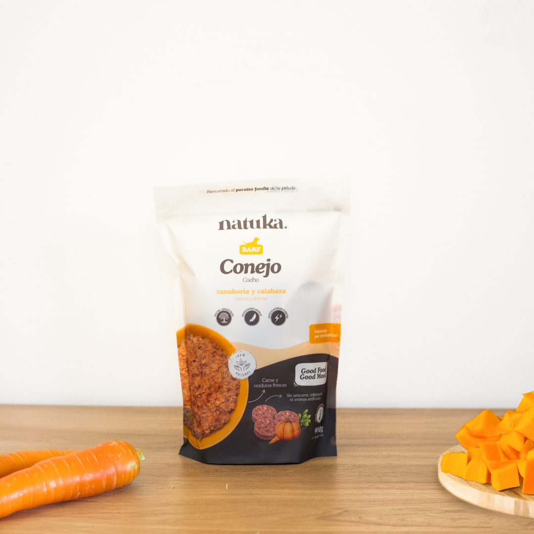 Menú BARF de conejo