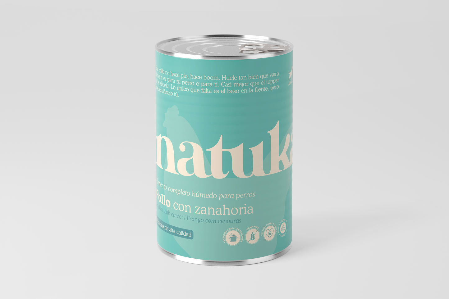 Lata de Pollo para perros 400gr- Alimento completo húmedo