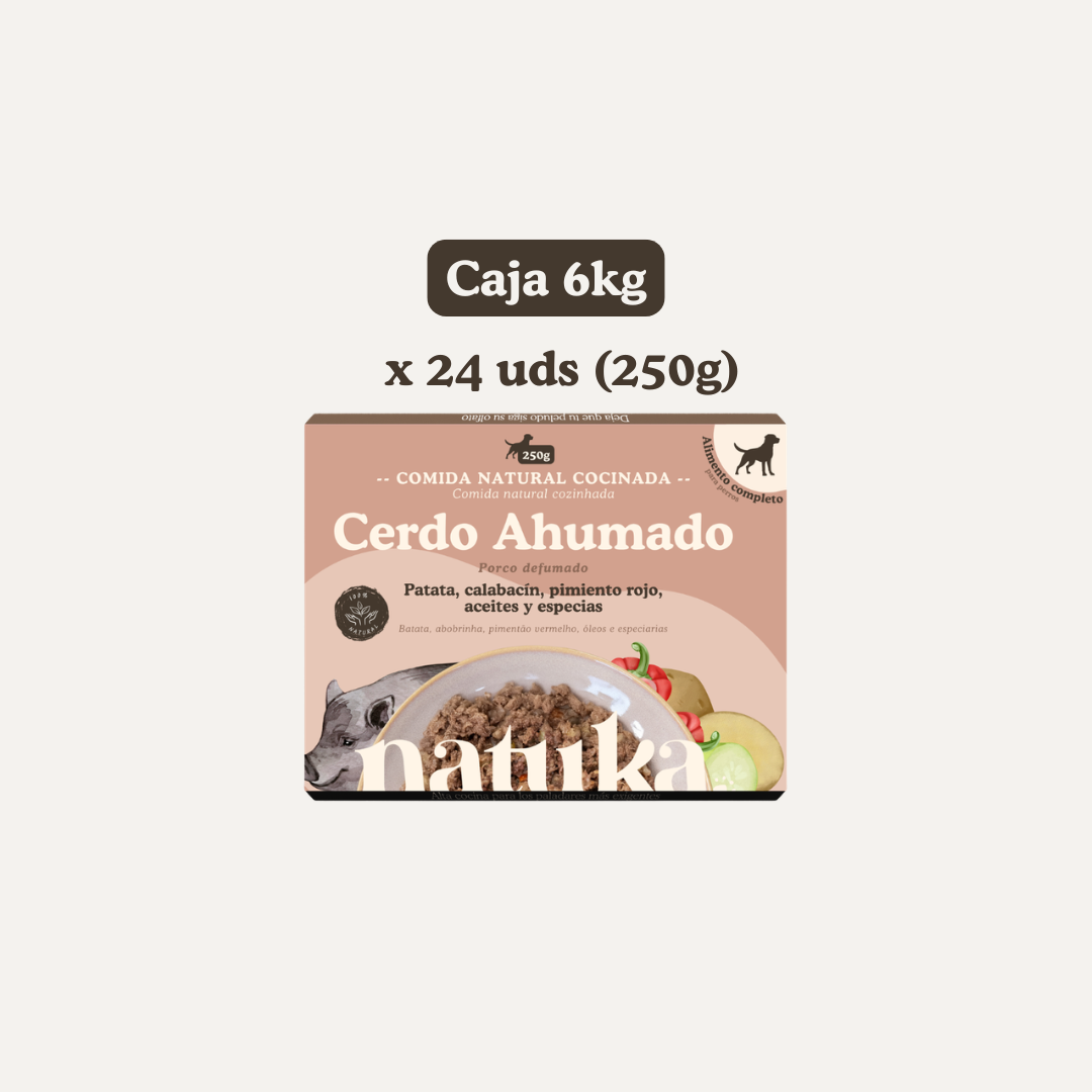 Menú COCINADO de cerdo ahumado