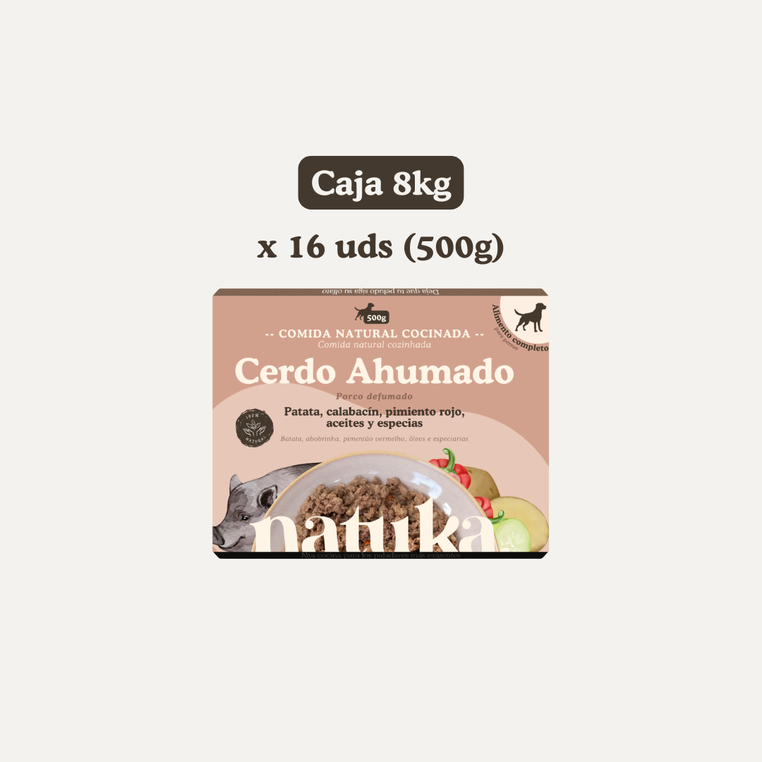 Menú COCINADO de cerdo ahumado