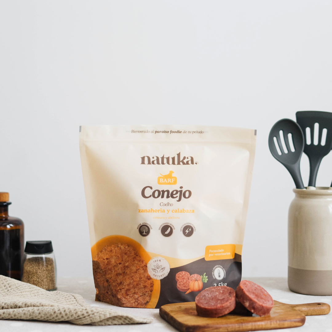 Menú BARF de conejo