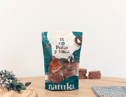 Menú BARF de gato de pollo y vaca