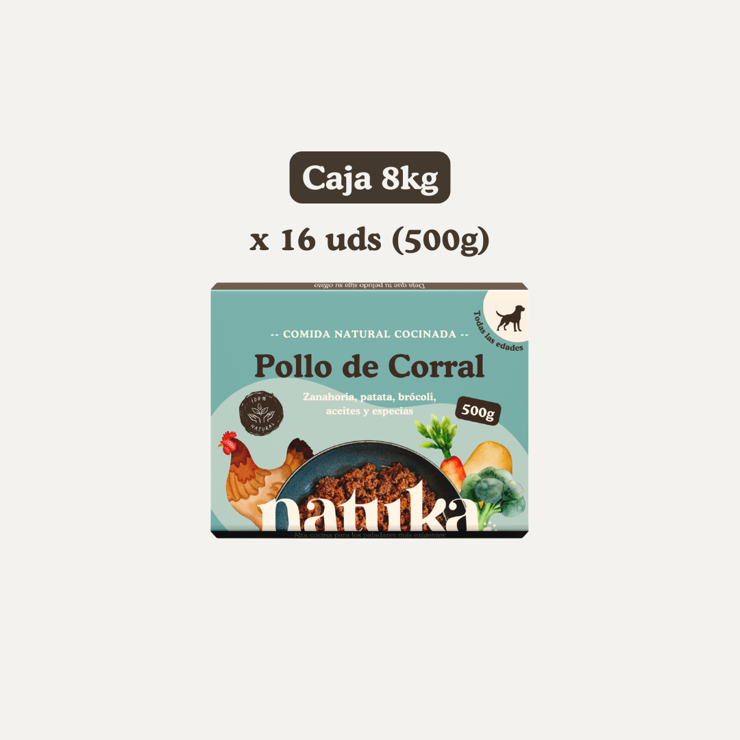 Menú COCINADO de pollo de corral