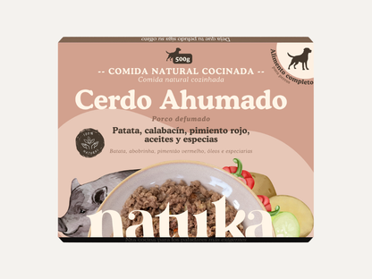 Menú COCINADO de cerdo ahumado